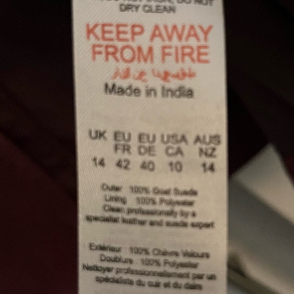 Karen Millen Plum Suede Blazer – NWT – Boyfriend Fit – Tall Girl Approved - Picture 7 of 8